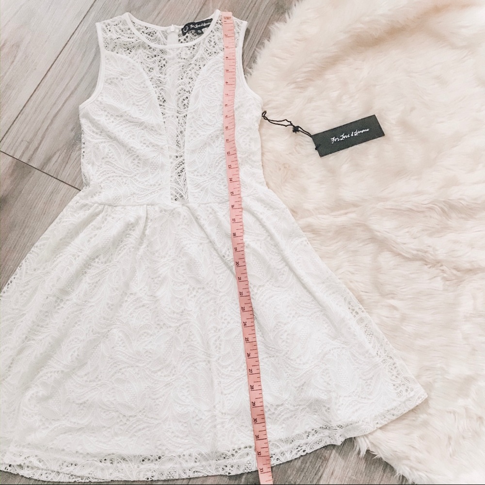 For Love and Lemons | Lulu off white lace dress - Picture 7 of 13